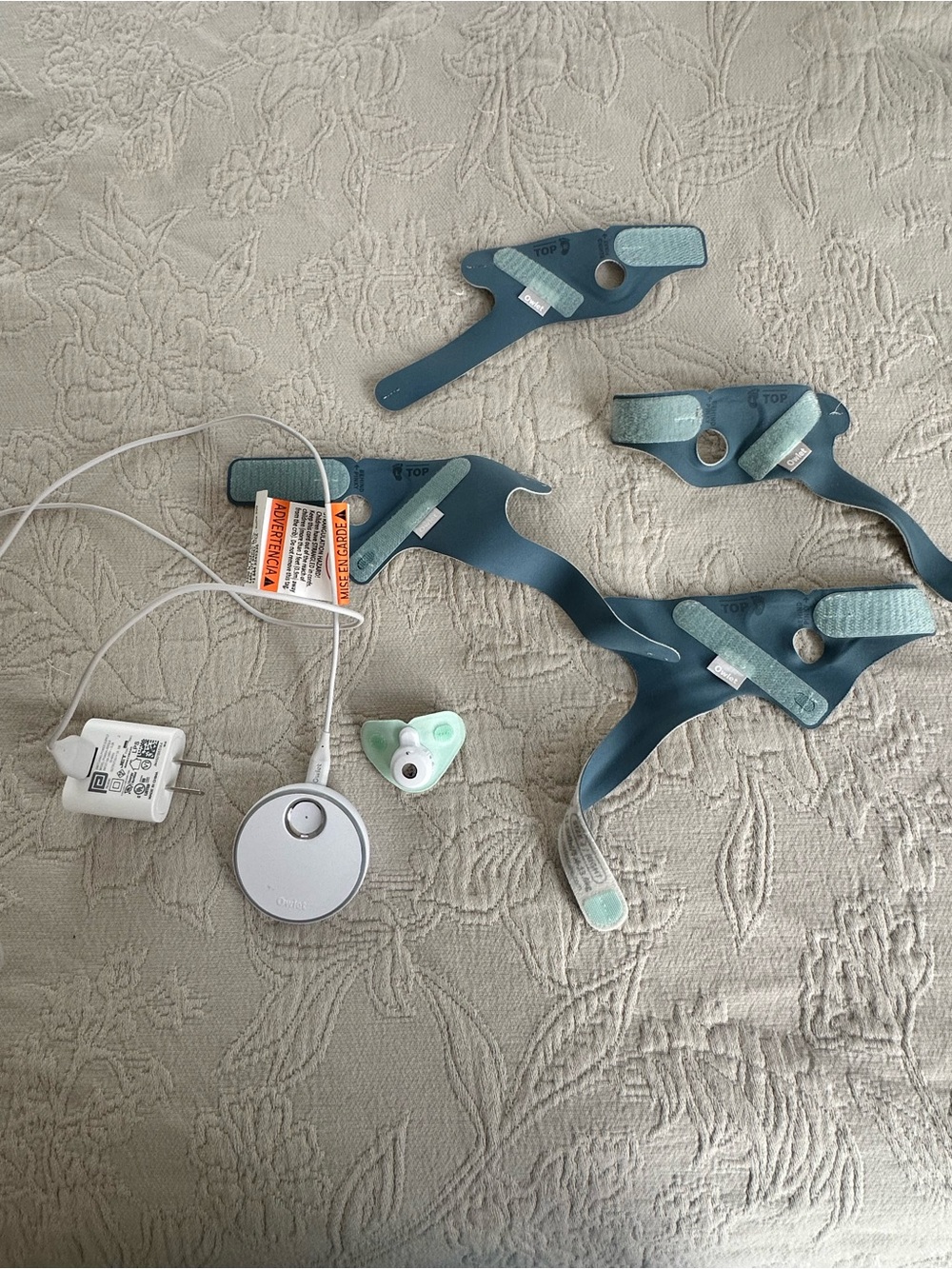Owlet smart sock- bedtime blue with sock covers